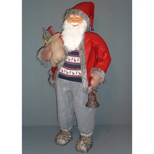 Большой Норвежский Санта с подарками и колокольчиком 155 см Peha фото 2