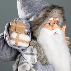 Санта - Северный волшебник с подарками и лыжами 60 см Peha фото 4