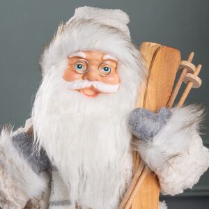 Санта в овечьей шубе с подарками и лыжами 46 см Peha фото 2