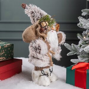 Фигура под елку Санта - Скандинавский кудесник с подарками 25 см Peha фото 5
