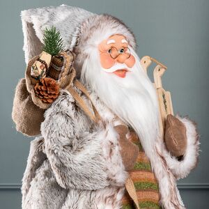 Декоративная фигура Большой Санта - Скандинавский кудесник с подарками 81 см Peha фото 6
