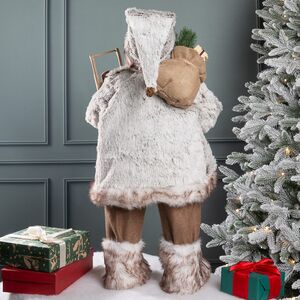 Декоративная фигура Большой Санта - Скандинавский кудесник с подарками 81 см Peha фото 3