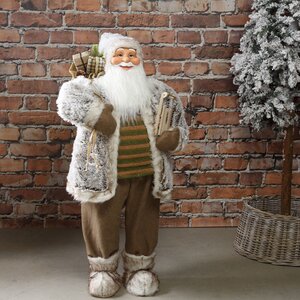 Декоративная фигура Большой Санта - Скандинавский кудесник с подарками 122 см Peha фото 1