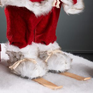 Фигура под елку Норвежский Снеговик Флоренц на лыжах 60 см Peha фото 4