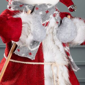 Фигура под елку Норвежский Снеговик Флоренц на лыжах 60 см Peha фото 6