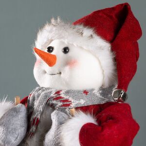 Фигура под елку Норвежский Снеговик Флоренц на лыжах 60 см Peha фото 2