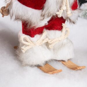 Фигура под елку Норвежский Снеговик Флоренц на лыжах 30 см Peha фото 6