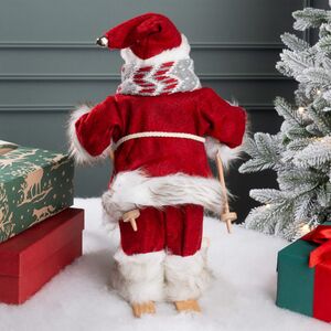 Фигура под елку Норвежский Снеговик Флоренц на лыжах 30 см Peha фото 3