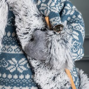 Фигура под елку Датский Снеговик Флоренц на лыжах 60 см Peha фото 8