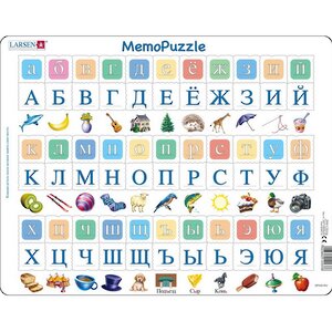 Мемо-пазл - Азбука, 33 элемента