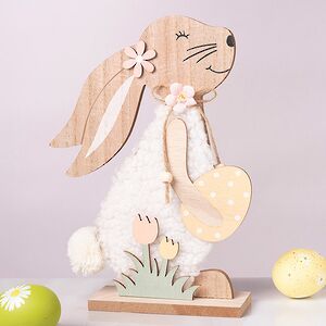 Декоративная фигурка Кролик Глория с Яичком 25 см