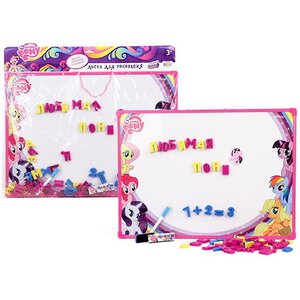 Доска для рисования My Little Pony с магнитными буквами 27*40 см Затейники фото 1