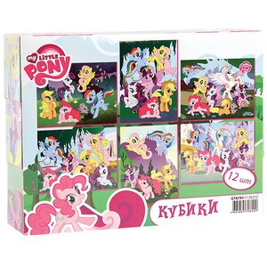 Кубики-пазл My Little Pony 12 шт Затейники фото 1