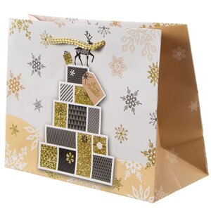 Подарочный пакет Magic Christmas - Коробочки с презентами 23*18 см