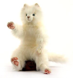 Мягкая игрушка Кошка Белая кошечка, 45 см