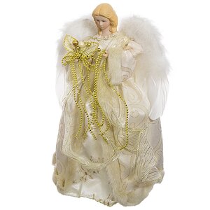 Декоративная фигура Ангел - Хранитель с цветком 30 см Kurts Adler фото 3
