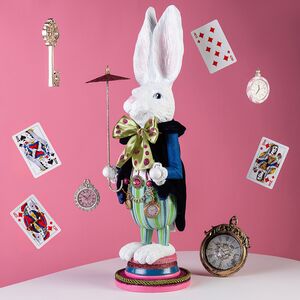Декоративная фигура Белый Кролик - Magique de Alice 46 см Kurts Adler фото 6