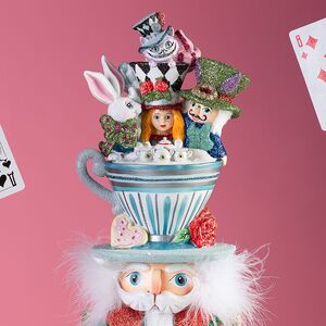 Декоративная фигура Щелкунчик - Alice in Wonderland 46 см Kurts Adler фото 2