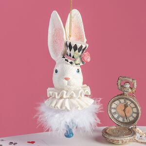Набор елочных игрушек Алиса в Стране Чудес: Magique de Alice 15 см, 5 шт, подвеска Kurts Adler фото 8