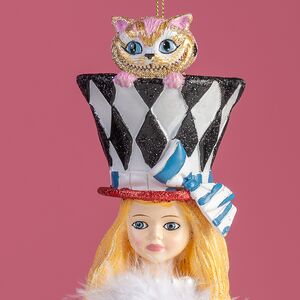 Набор елочных игрушек Алиса в Стране Чудес: Magique de Alice 15 см, 5 шт, подвеска Kurts Adler фото 3