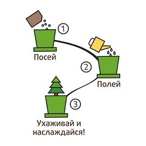 Набор для выращивания Вишня дивная в горшке Happy Plant (Хэппи Плант) фото 3