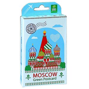 Подарочный набор Живая открытка - Из Москвы с любовью - 1 Happy Plant фото 2