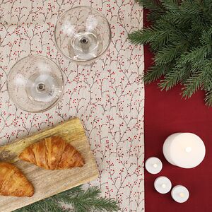 Новогодняя скатерть Зимние Ягодки 80*80 см Kaemingk фото 2