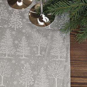 Новогодняя дорожка Шварцвальд 150*32 см светло-серая Koopman фото 2