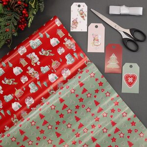 Набор для упаковки подарков Christmas Mix, 7 предметов Kaemingk (Кейминг) фото 1