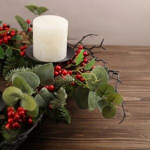 Декоративный подсвечник - венок Greenwood Forest 50 см Edelman фото 5