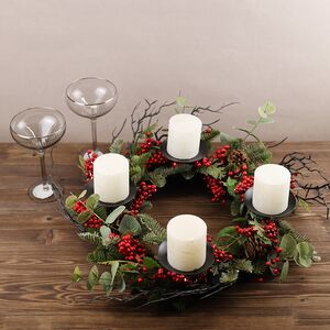 Декоративный подсвечник - венок Greenwood Forest 50 см Edelman фото 2