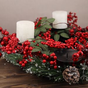 Декоративный подсвечник - венок Брунеаль 50 см Edelman фото 7