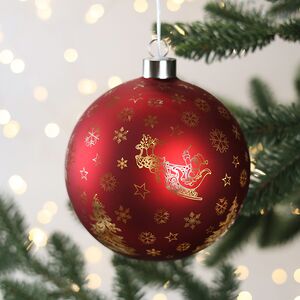 Светящийся елочный шар Фрилиндис 12 см, на батарейках Peha фото 2