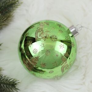 Светящийся елочный шар Эрмиро 12 см, на батарейках Peha фото 3