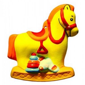 Новогодний набор для творчества Раскрась и подари - Елочная игрушка Лошадка 9 см Bumbaram фото 2