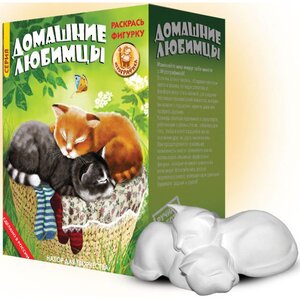 Керамическая фигурка для раскрашивания "Коты" Игрографика фото 1