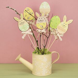 Пасхальные украшения на палочке Easter Style 30 см, 6 шт Kaemingk фото 2