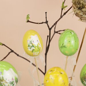 Пасхальные украшения Яйца на палочке Happy Sappy Easter 6 см, 6 шт Kaemingk фото 3
