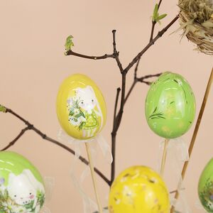 Пасхальные украшения Яйца на палочке Happy Sappy Easter 6 см, 6 шт Kaemingk фото 3