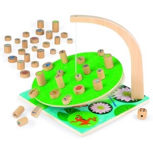 Настольная игра-балансир Лист кувшинки, дерево Janod фото 5