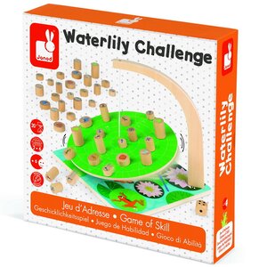 Настольная игра-балансир Лист кувшинки, дерево Janod фото 10