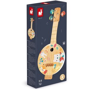 Музыкальная игрушка Банджо 45 см, дерево Janod фото 4