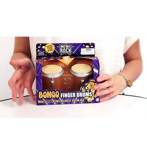 Пальчиковые барабаны Бонго Finger drums 15*7 см, 3 режима Bluw фото 3