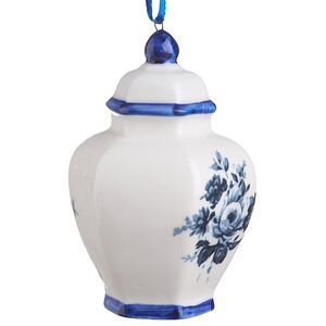 Елочная игрушка из фарфора Ваза Tyaire 9 см, подвеска Kurts Adler фото 2