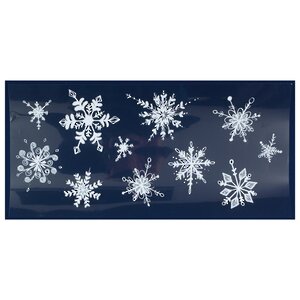 Наклейки для окна Ажурные Снежинки 49*23 см Peha фото 2