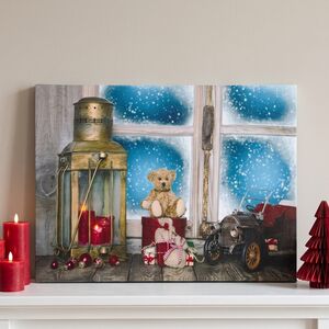 Светодиодная картина Окошко в детской, 40*30 см, батарейки