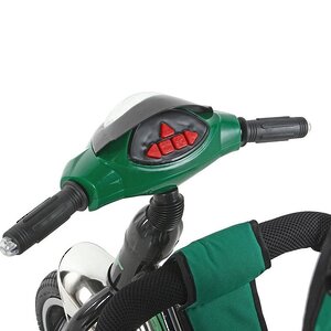 Велосипед "Trike Power Race" с ручкой и тентом, зеленый, надувные колеса TRIKE (Трайк) фото 2