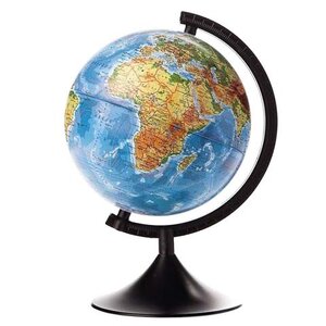 Глобус Земли Физический 210 мм Globen фото 1