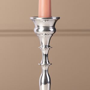 Декоративный подсвечник на 1 свечу Андерс 20 см, серебряный Swerox фото 3