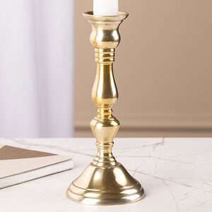 Декоративный подсвечник на 1 свечу Юхан 18 см, золотой